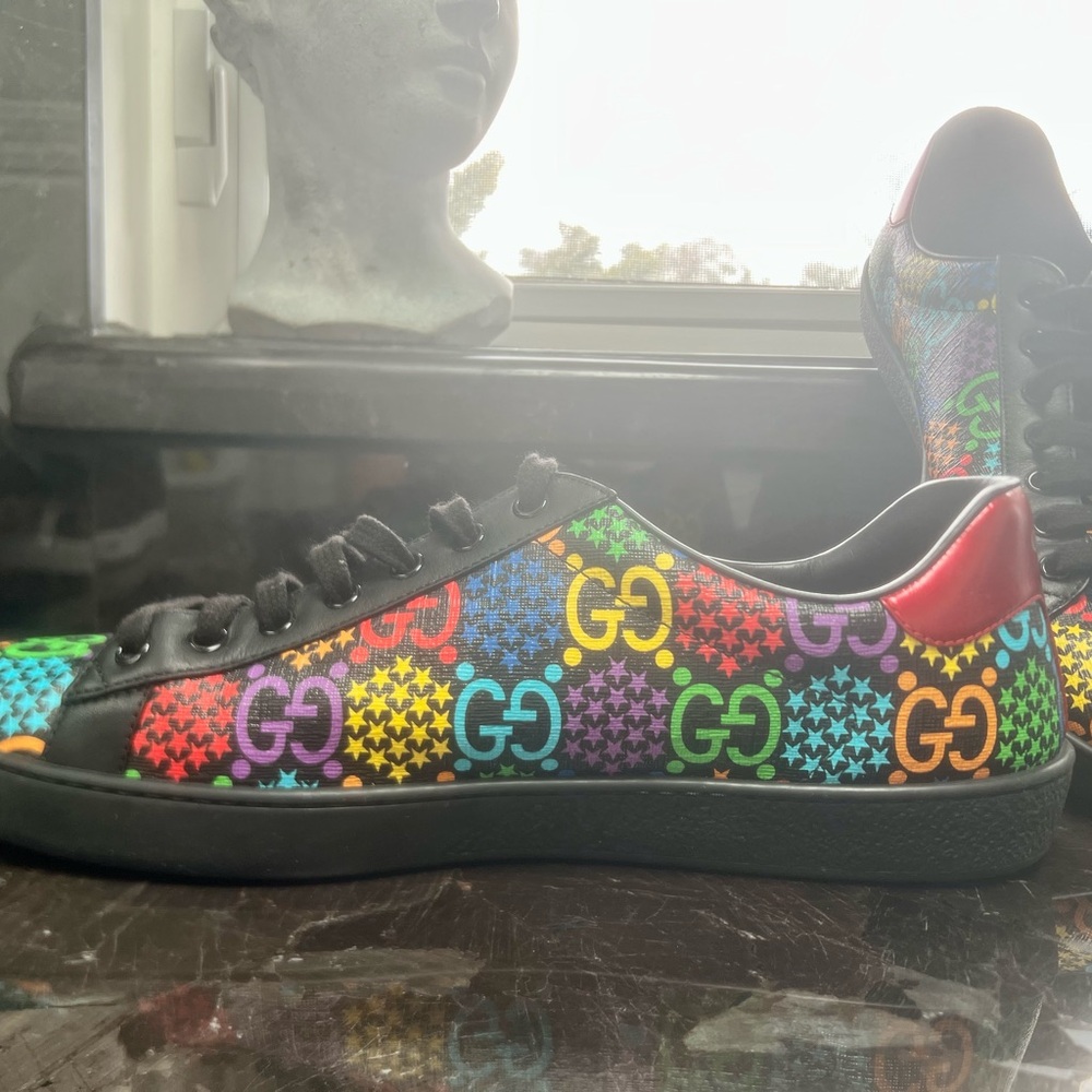Gucci Multicolor Logo Sneakers - Picture 2 of 5